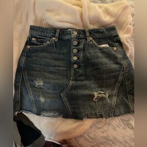 Free people We the free, Jean skirt. Gently used